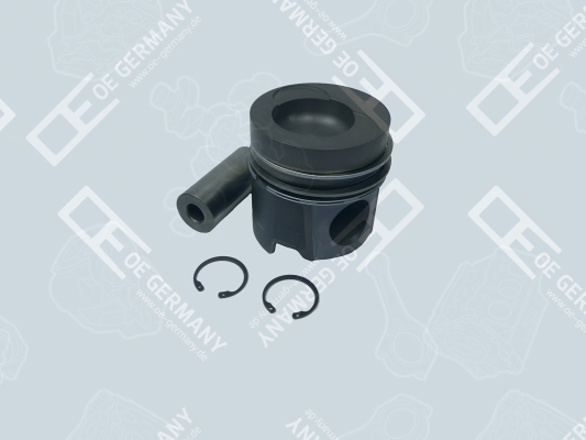 Piston with rings and pin - 020320082002 OE Germany - 51.02501-7607, 51.02501-7608, 2274300